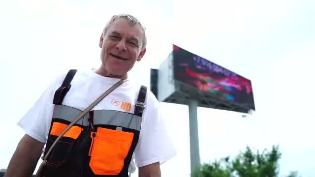 Энергосберегающий светодиодный экран для улиц на МКАДе 92 км | HD LED TECH