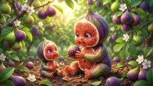 ЗАВОРАЖИВАЮЩИЙ АСМР: Дети AI Fruit едят фрукты 👶🍓🍒 | АСМР с искусственным интеллектом