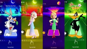 Прекрасные принцессы захватили неоновый трек Tiles Hop! 👑👗✨🌸🎵🕺🔥🚀