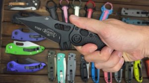 Нож реплика  Microtech Stitch Tactical Black AL - обзор!