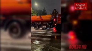 «Вот это чудеса!»: благовещенца удивила «генеральная» мойка улицы Ленина в дождь
