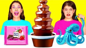 Шоколадный Фонтан Челлендж | Забавные Кухонные Лайфхаки