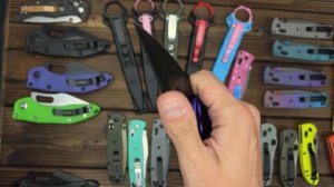 Нож  реплика Microtech Stitch Acid Purple AL + пружина A+++ - обзор!