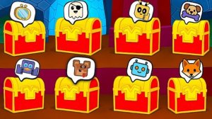 ВСЕ КРАСНЫЕ СУНДУКИ Super Bear Adventure/ Секретное Приключение Супер-медведя с Эмоциями Скелета