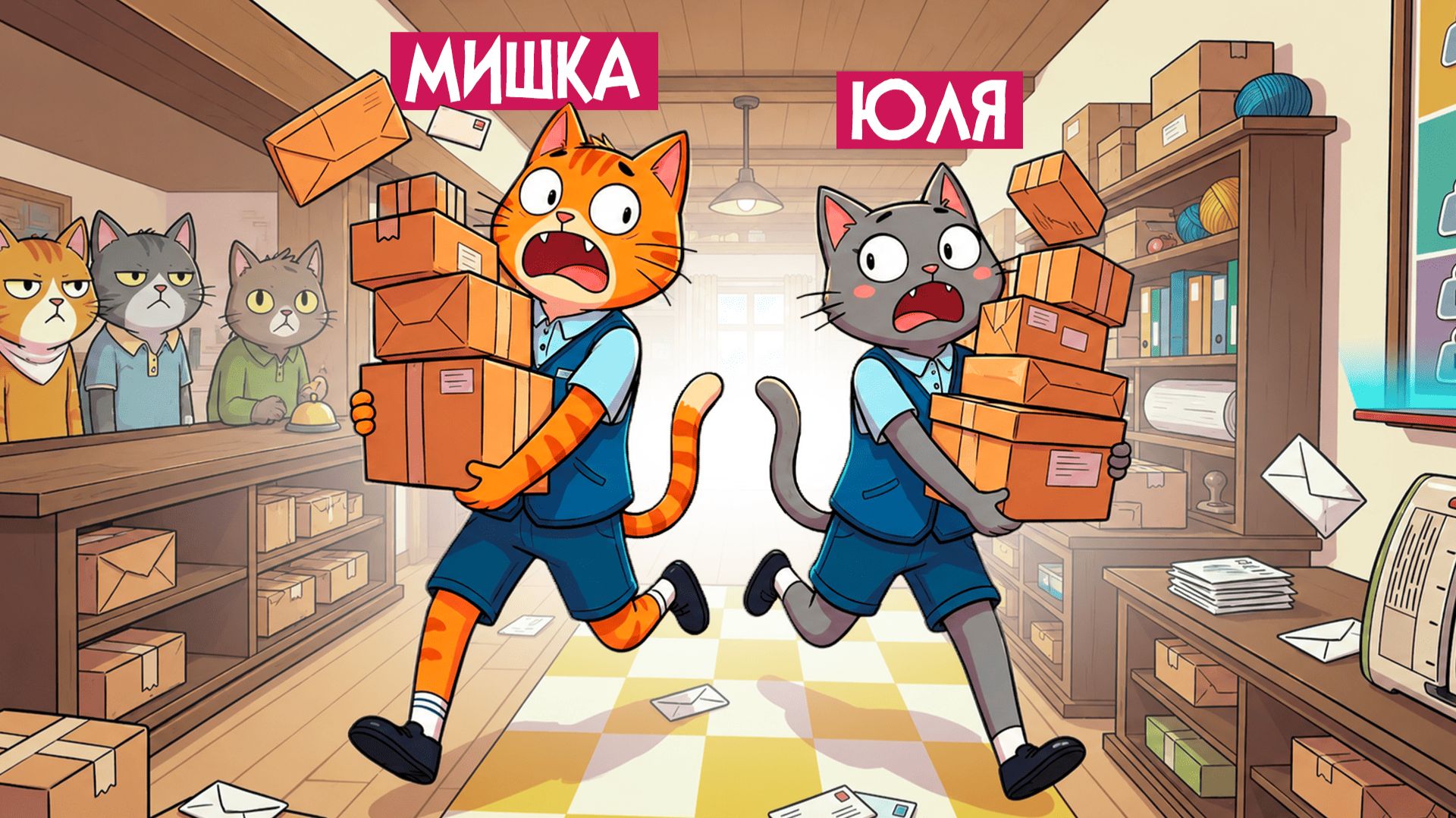 Cat Mail Co. ♦ ОТКРЫЛИ ЛУЧШЕЕ ПОЧТОВОЕ ОТДЕЛЕНИЕ С КОТИКАМИ и не только! смотреть онлайн
