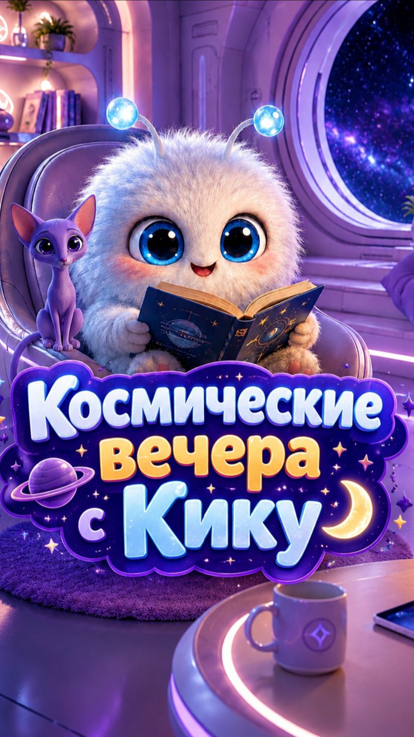 Космические вечера с Кику 🌌☕ Уютная сказка среди звёзд | NanyBogi