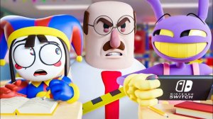 ЦИФРОВОЙ ЦИРК — ШКОЛЬНЫЙ ПЕРЕПОЛОХ! | Digital Circus | Фан-Анимации на русском