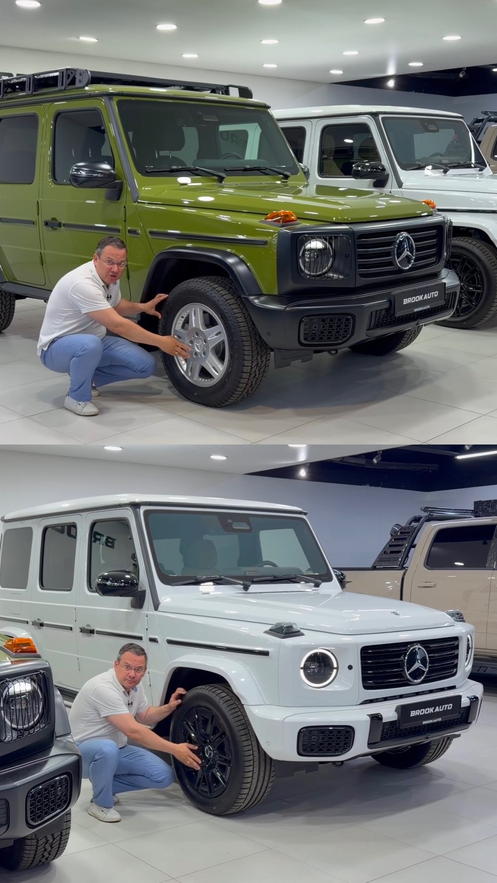 G class Agava Green vs  базовый G class