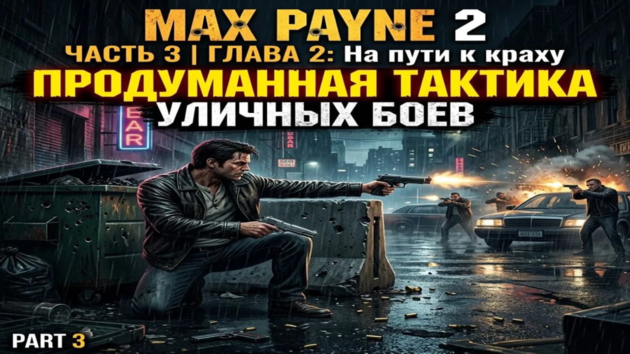 Max Payne 2 — Часть 3 | Глава 2: На пути к краху (Продуманная тактика уличных боев)