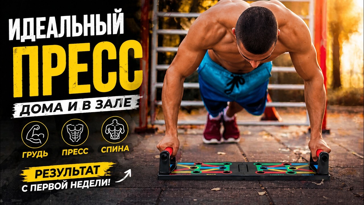 Универсальная доска для отжиманий Push Up Rack Board, упоры для отжиманий на все группы мышц смотреть онлайн