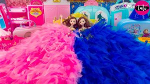 Играем в игрушки из мультика принцесса кукла Барби. Мультфильм для детей. ASMR АСМР