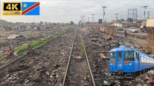Конго, Матете. Поезд в Киншасу. Вид из окна на местную жизнь
