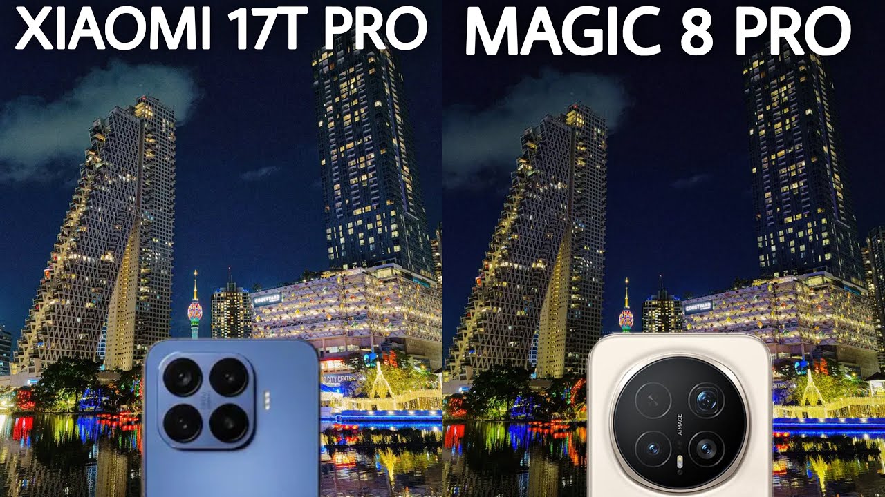 Xiaomi 17T PRO VS Honor Magic 8 PRO Camera Test смотреть онлайн