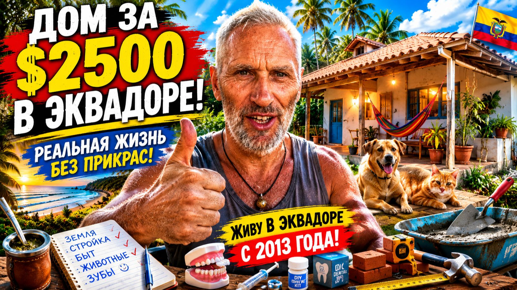💥 Жизнь в Эквадоре без глянца: дом за $2500, быт, животные и правда без фильтров смотреть онлайн