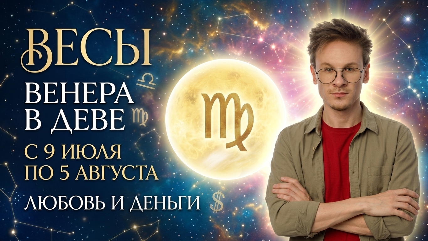 Весы гороскоп на Июль 2026. Венера в Деве