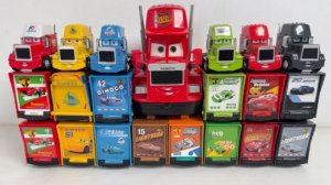 Обзор распаковки автомобилей из Тачек от Disney Pixar  Полный набор Видео для детей Мультики