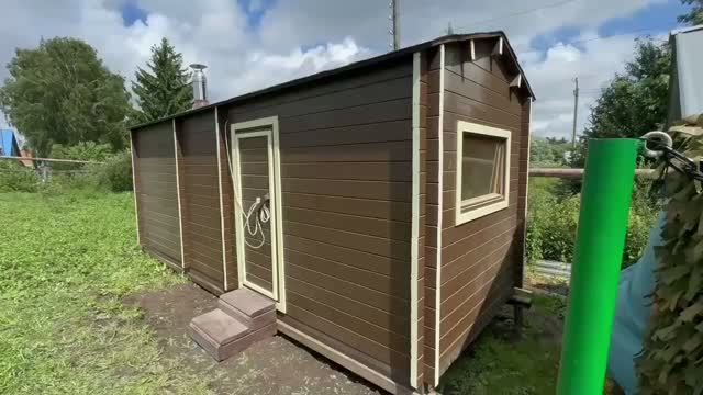 Баня из мини бруса 6 метров купить в Ворсме.