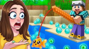 🎣😱 ПРОШЛИ МАЙНКРАФТ ТОЛЬКО С ПОМОЩЬЮ РЫБАЛКИ!