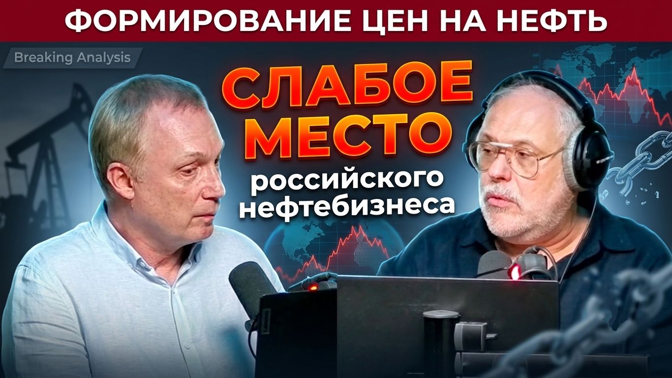 Формирование цен на нефть и слабое место российского нефтебизнеса | Михаил Хазин и Вячеслав Мищенко смотреть онлайн