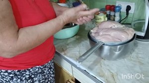 У нас сегодня дождь.😄 Дела на кухне.🍗