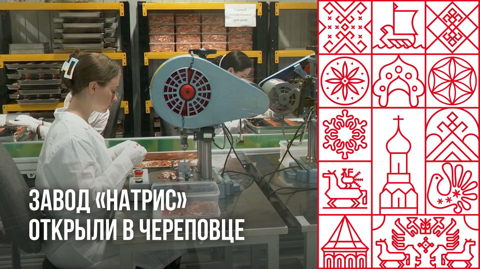 В Череповце открыли завод "НАТРИС"