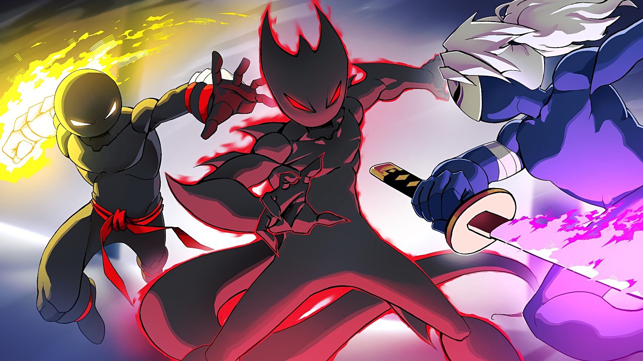 Rai and Zen Vs Armagon Stickman Fight Combo Animation - Stick Nodes смотреть онлайн