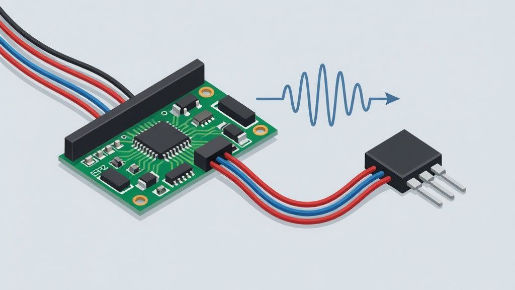 ESP32 подсчетов оборота мотора через датчик холла на прерываниях смотреть онлайн