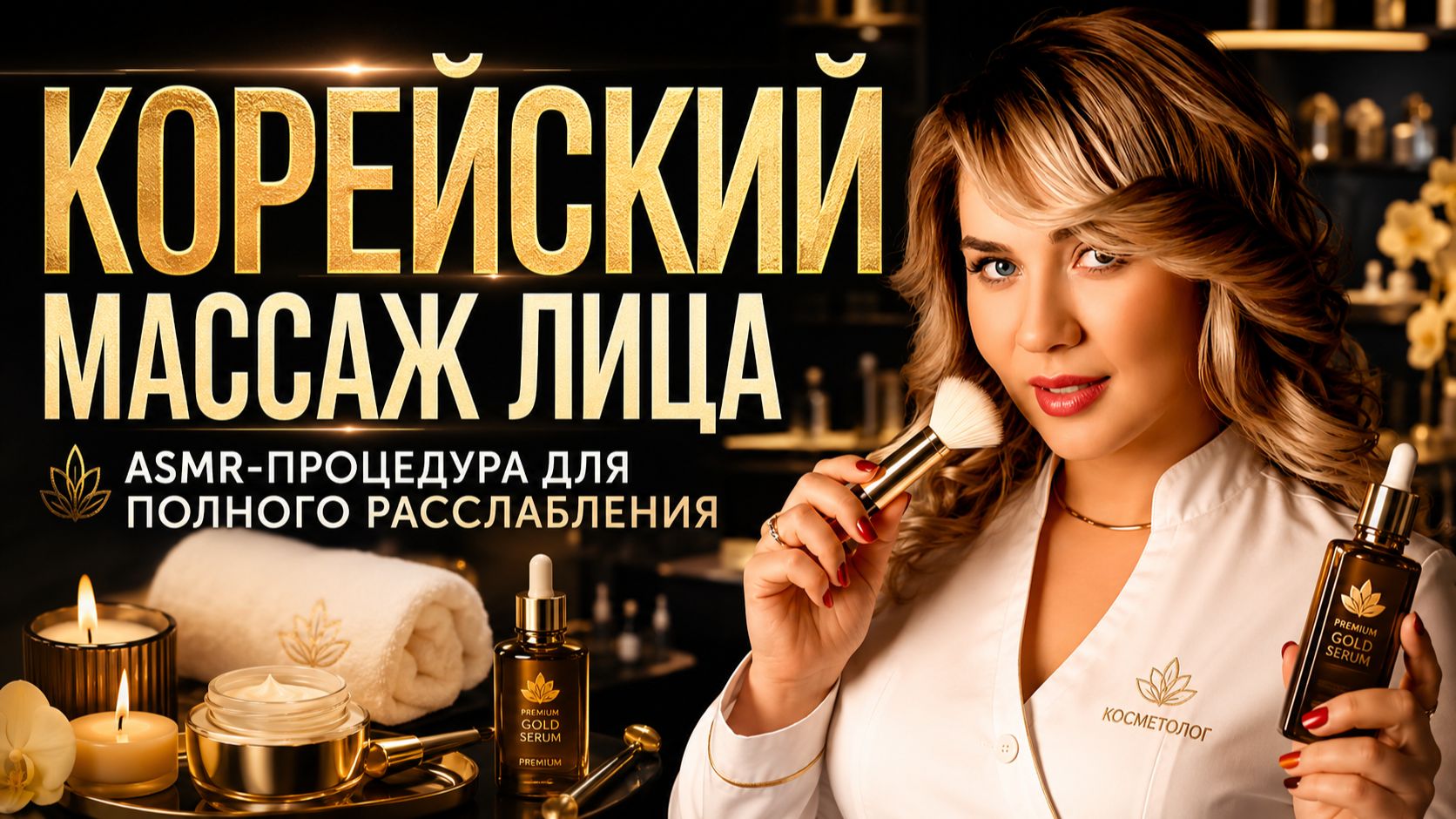 Корейский массаж лица: ASMR-процедура для полного расслабления