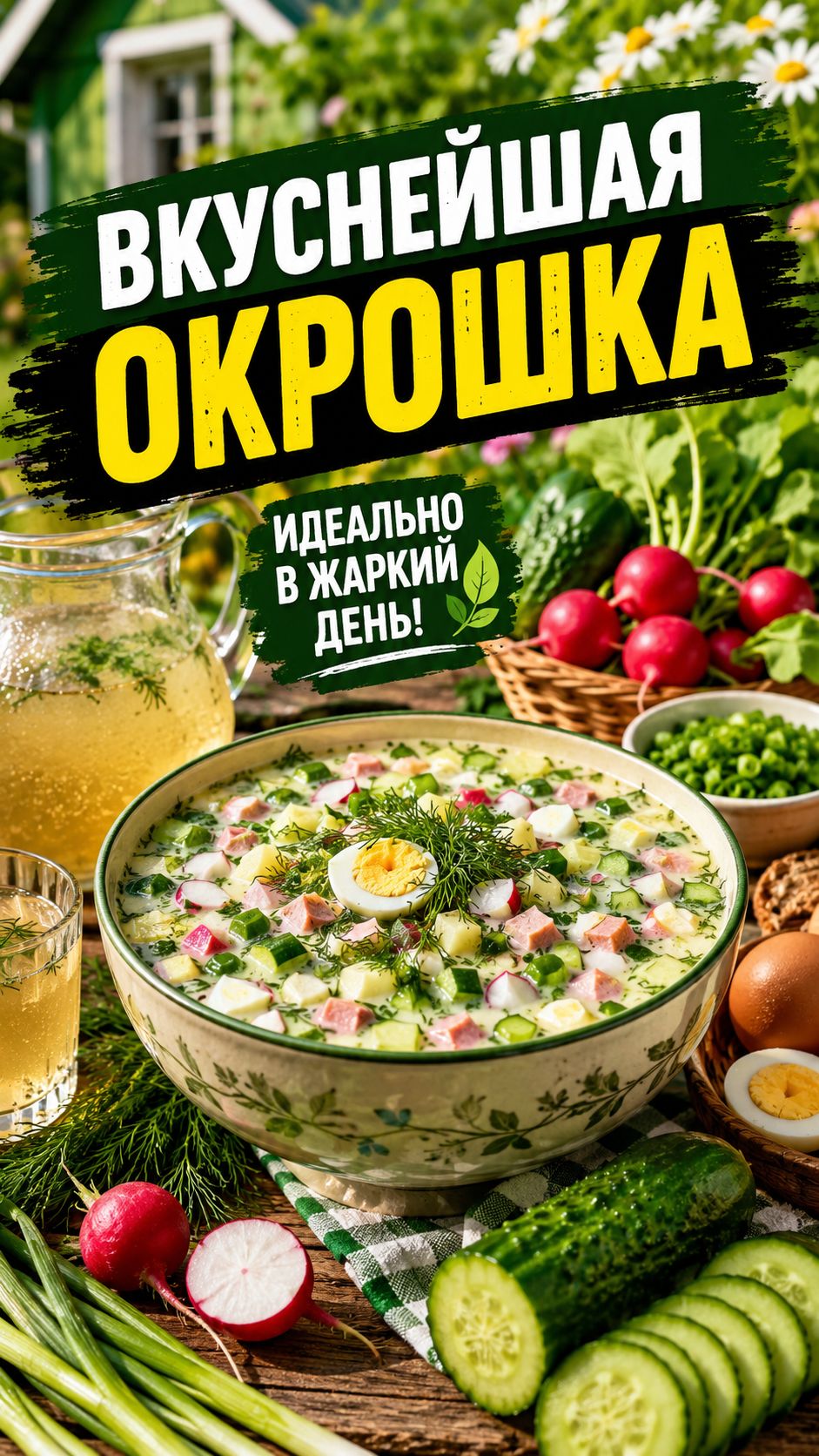 Вкуснейшая окрошка