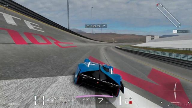 Gran Turismo Sport - Alpine VISION GRAN TURISMO 2017 - 447 km/h Top Speed смотреть онлайн