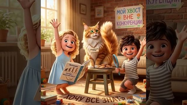 рыжий кот Персик мэйн-Кун