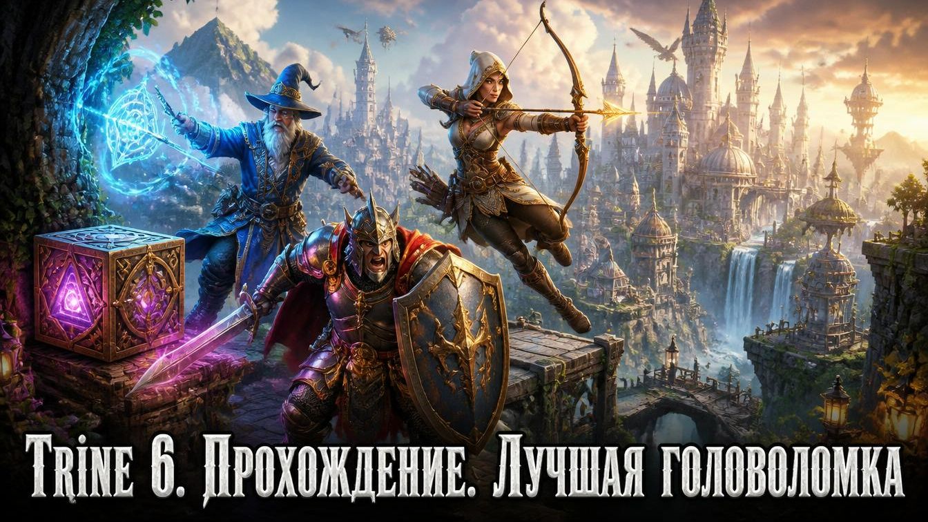 Trine 6. Прохождение. ЛУЧШАЯ ГОЛОВОЛОМКА