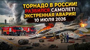 РАЗБИЛСЯ САМОЛЕТ! ТОРНАДО ДОБРАЛОСЬ ДО РОССИИ! РУХНУЛО 13 ЭТАЖНОЕ ЗДАНИЕ! главные события 10 июля