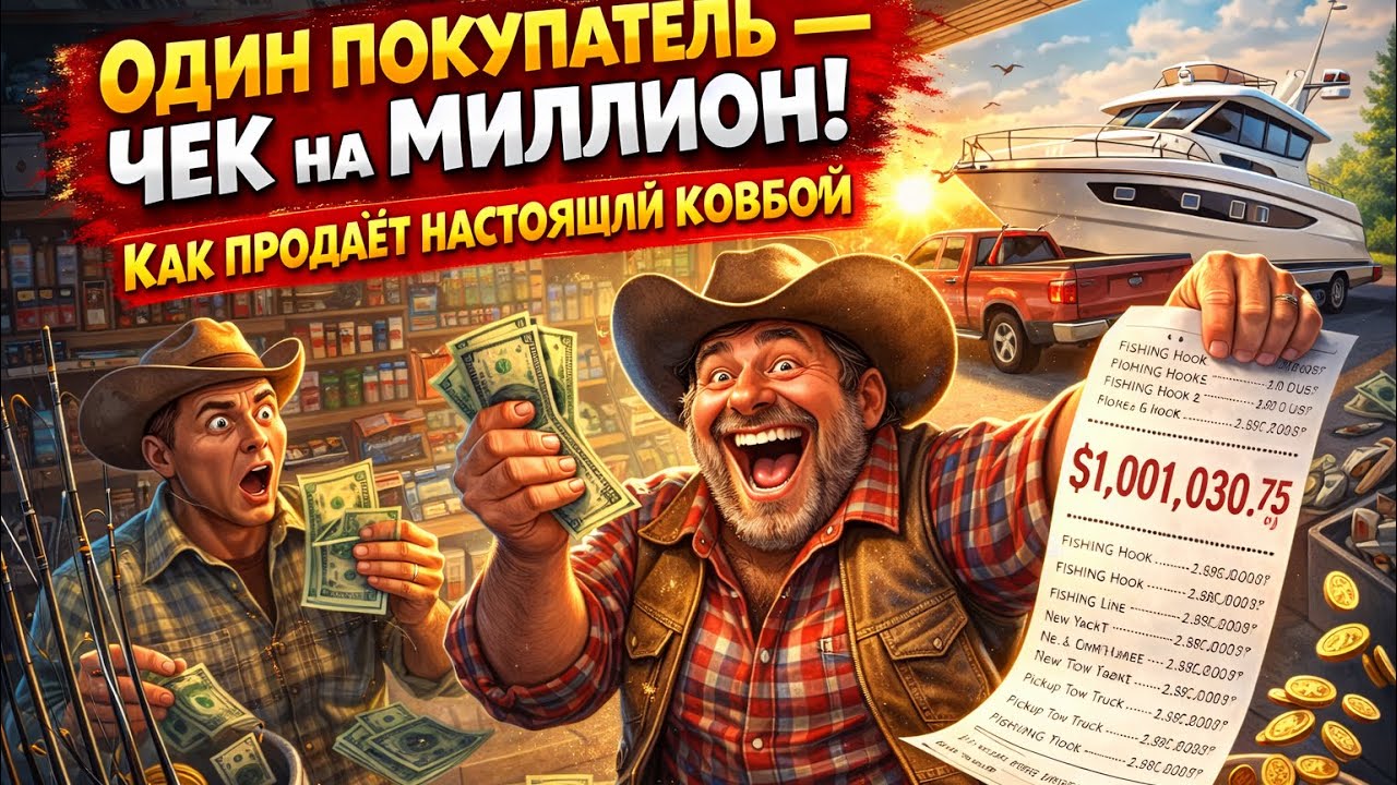 🎵 Один покупатель — чек на миллион! Как продаёт настоящий ковбой#песня #юморинка #ковбой #eva4eva смотреть онлайн