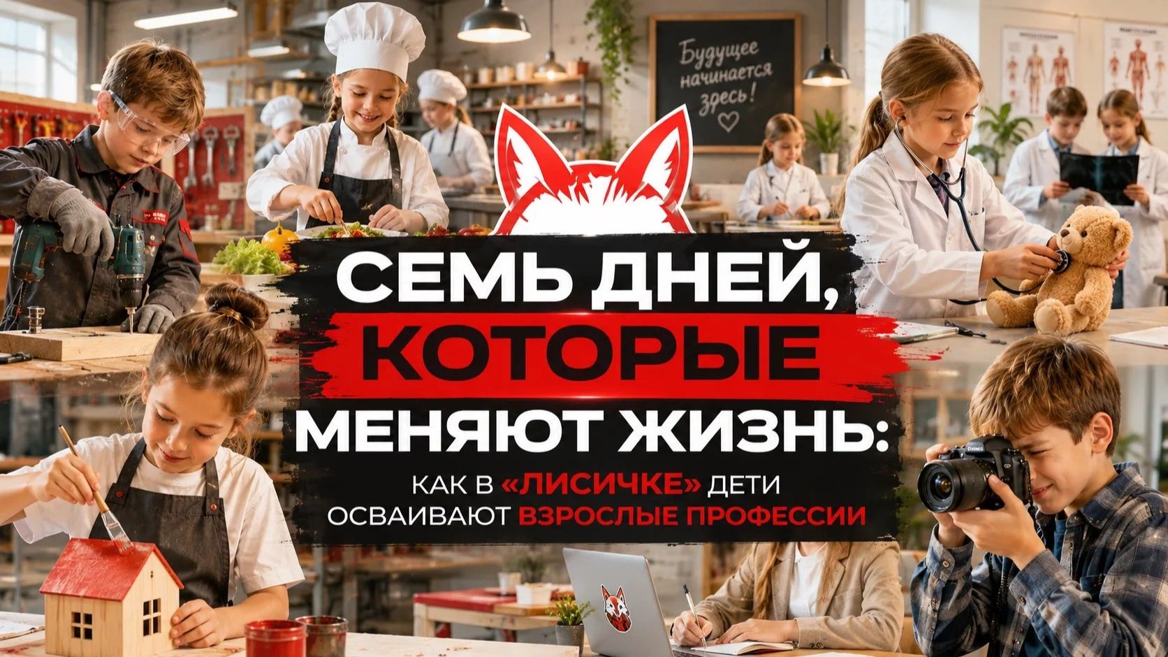 Семь дней, которые меняют жизнь: как в «Лисичке» дети осваивают взрослые профессии смотреть онлайн