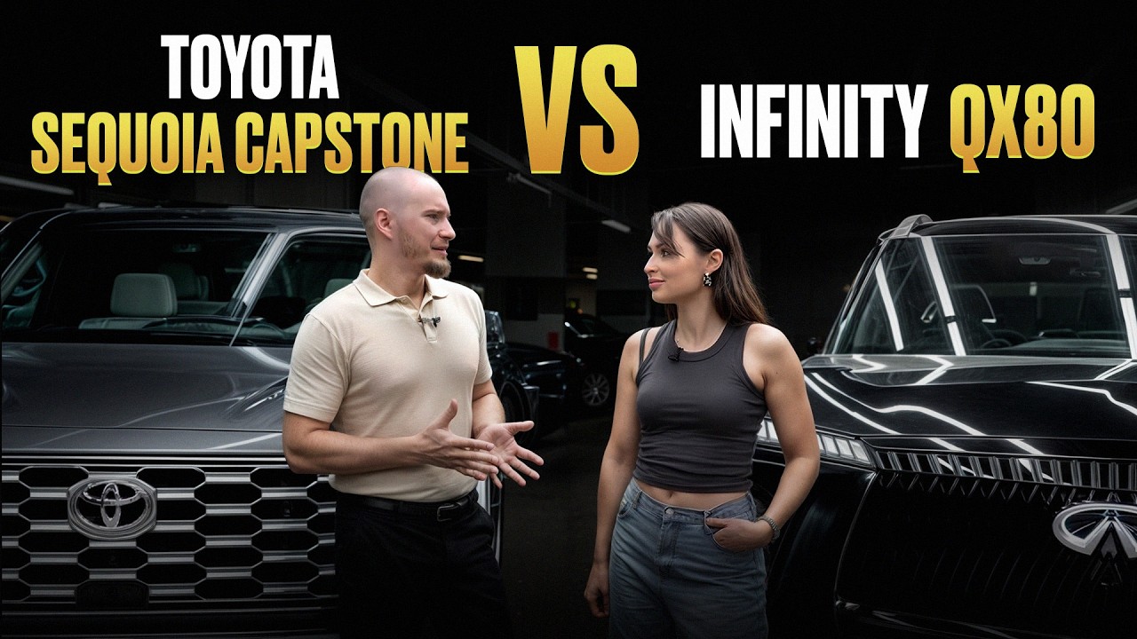 СРАВНИВАЕМ Toyota Sequoia Capstone и Infiniti QX80 / Какую КУПИТЬ машину в 2026 году? смотреть онлайн