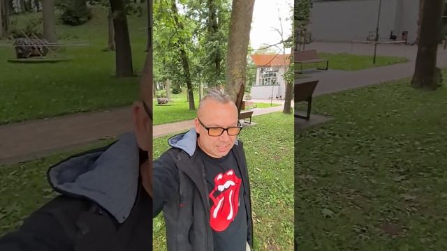 Последствия шторма в городском парке Зеленоградска. Июль 2026.
