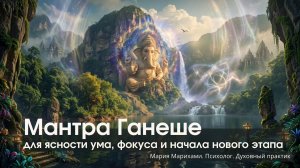ГАНЕША / Мантра «Ом Гам Ганапатайе Намах» для сосредоточенности, ясности ума и старта нового пути