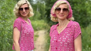 Рубашка «Линелла» крючком./ МК 🧶