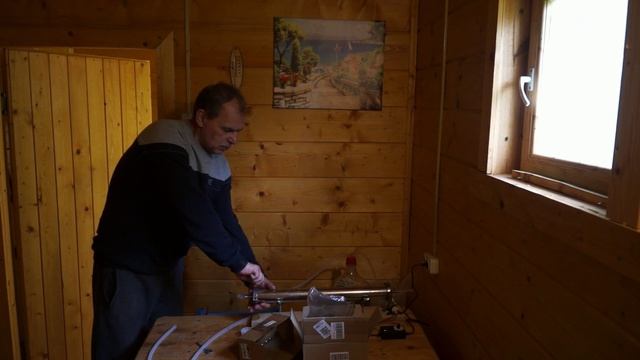 Углевание Водки на углеваторе из царги