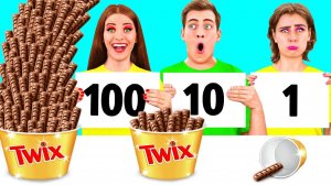 100 Слоев Еды Челлендж # Сумасшедший Челлендж от DuKoDu Challenge