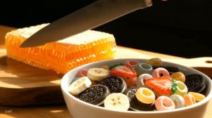 АСМР УСПОКАИВАЮЩИЙ Сладкие звуки, создающие хрустальные хлопья 🥣🍬