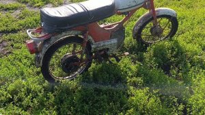 Мопед с двигателем от триммера в эксплуатации показывает себя хорошо