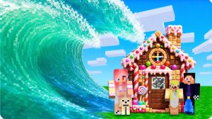 🧚САМОЕ НЕОБЫЧНОЕ ЦУНАМИ в МАЙНКРАФТ! ЛЕСКА НУБИК ШЕДИ