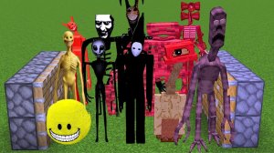 Все новые мобы Creepypasta объединены в Minecraft!