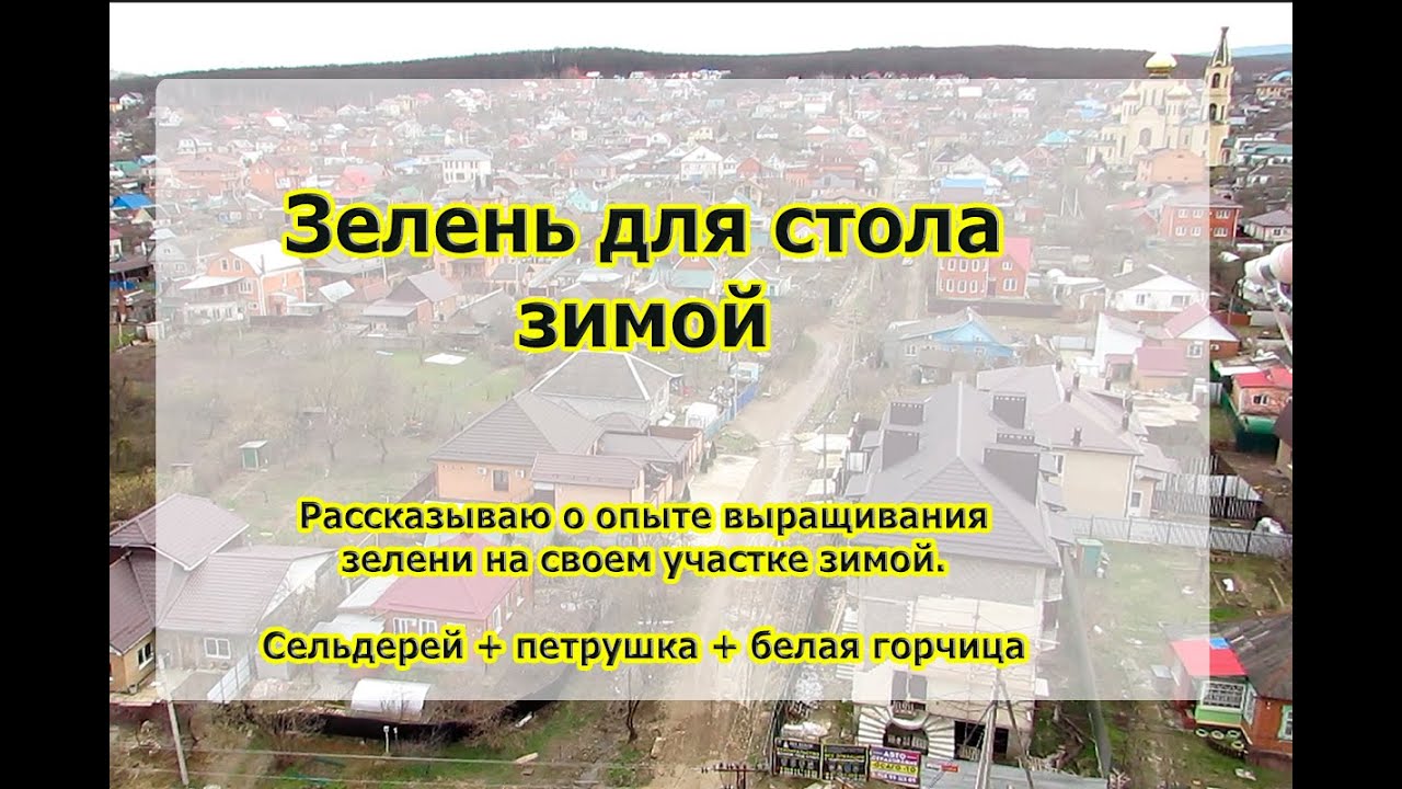 Зеленушка зимой в Горячем Ключе. Информация для переезжающих на ПМЖ смотреть онлайн