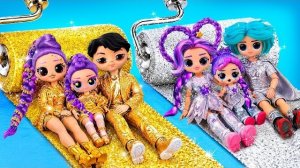 Мы Построили Золотой и Серебряный Кукольный Дом для K-Pop Семьи! 10 DIY-поделок