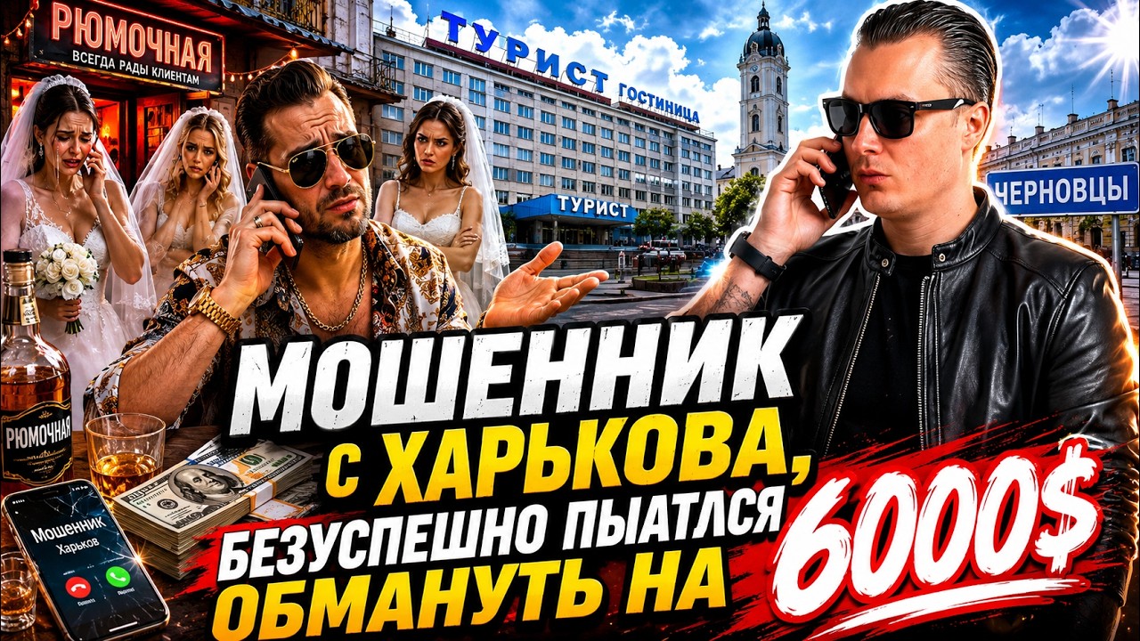Мошенник с Харькова , безуспешно пытался обмануть на 6000$ смотреть онлайн