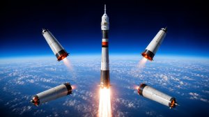 Как Космические Ракеты Отцепляют Двигатели прямо в Космосе