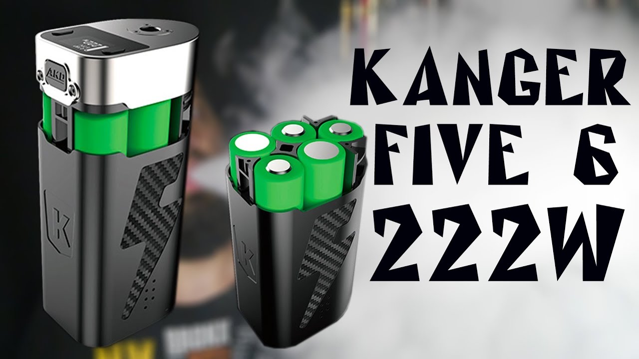 БОКС МОД НА 5 АККУМОВ | FIVE 6 kit by Kangertech | Король автономности смотреть онлайн